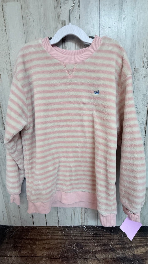 RED/BLACK SOUTHERN MARSH OMBRE PULLOVER, GIRLS 8
