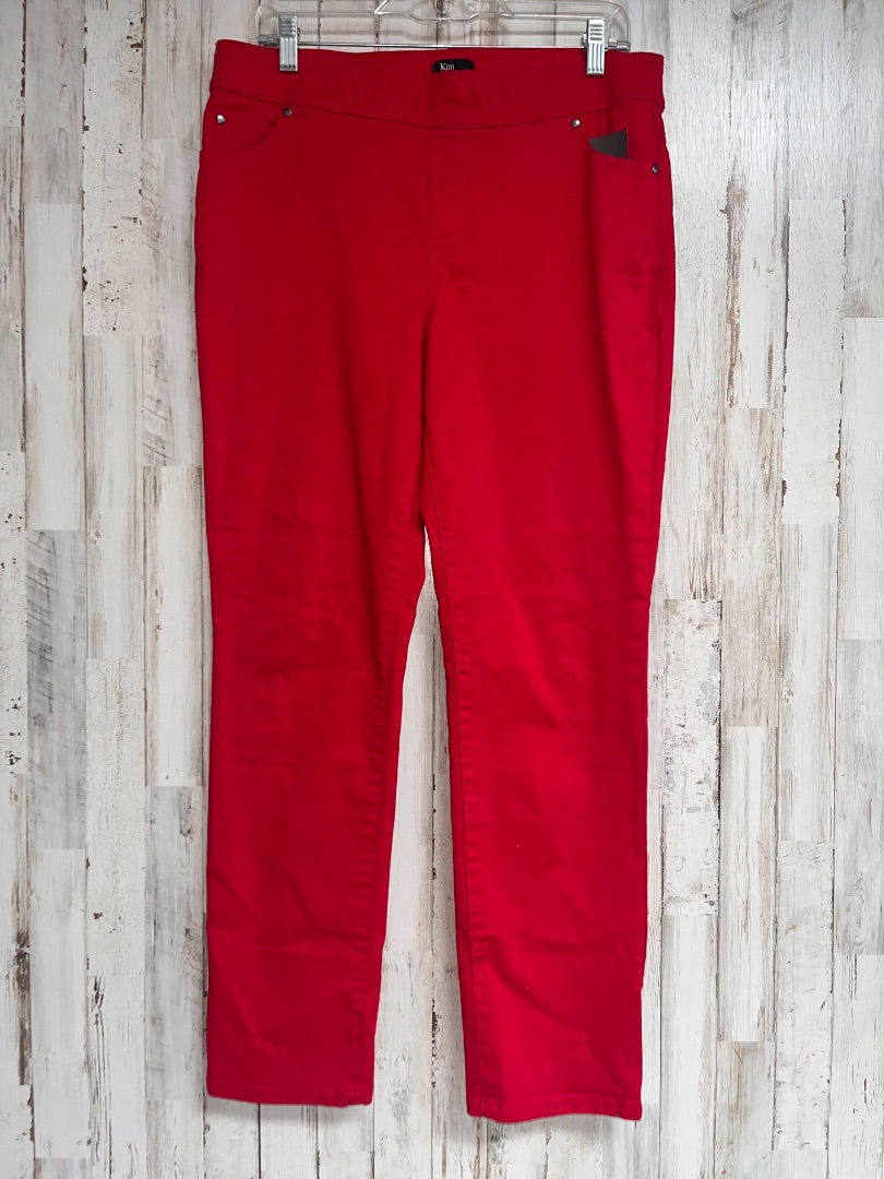 RED KIM ROGERS SZ12 PULL ON PANT, LADIES XL