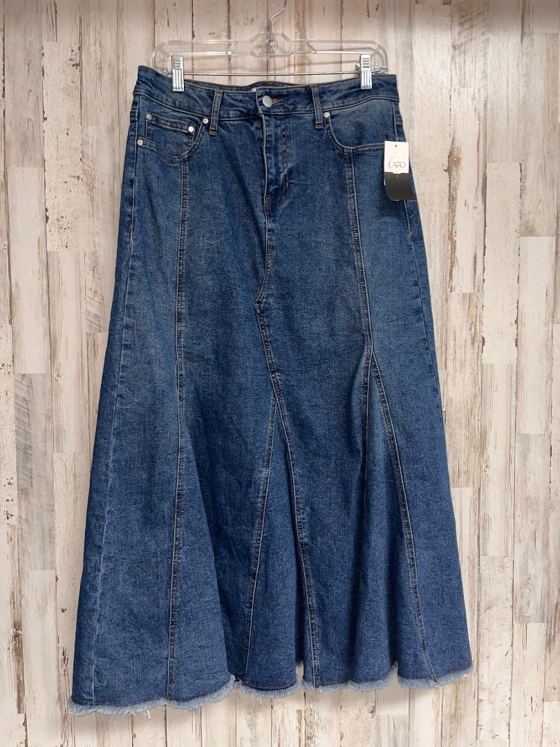 BLUE CATO SZ8 DENIM SKIRT, LADIES M