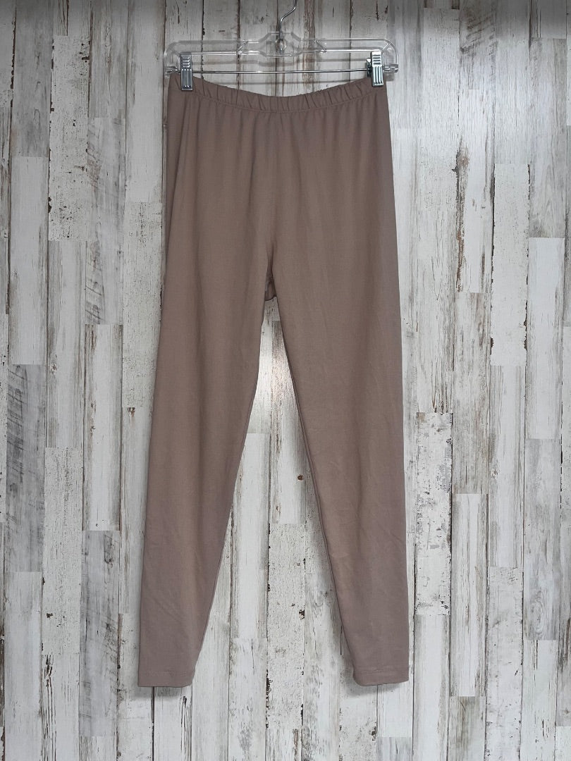 TAN ZENANA SOFT LEGGINGS, LADIES L