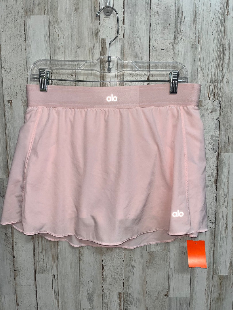 LIGHT PINK ALO DRY FIT SKORT, LADIES L