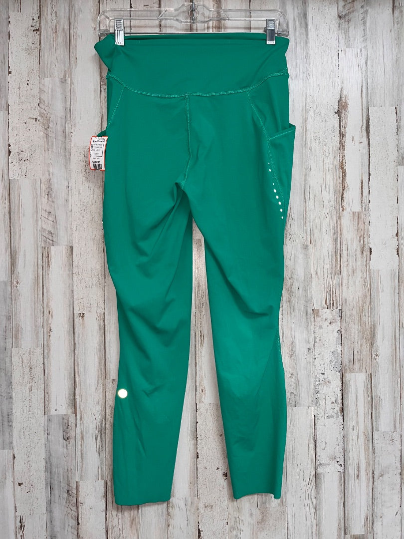 KELLY GREEN LULULEMON SZ 10 LEGGINGS, LADIES L