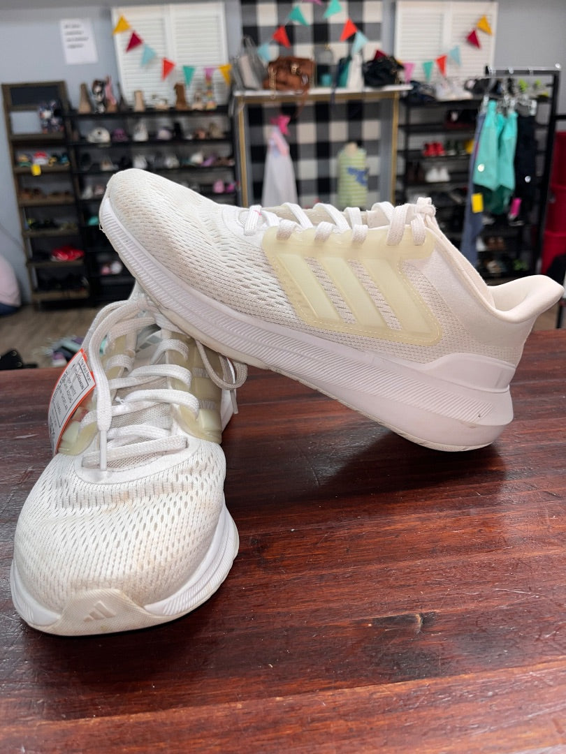 WHITE ADIDAS BOUNCE SNEAKERS, SHOES A8