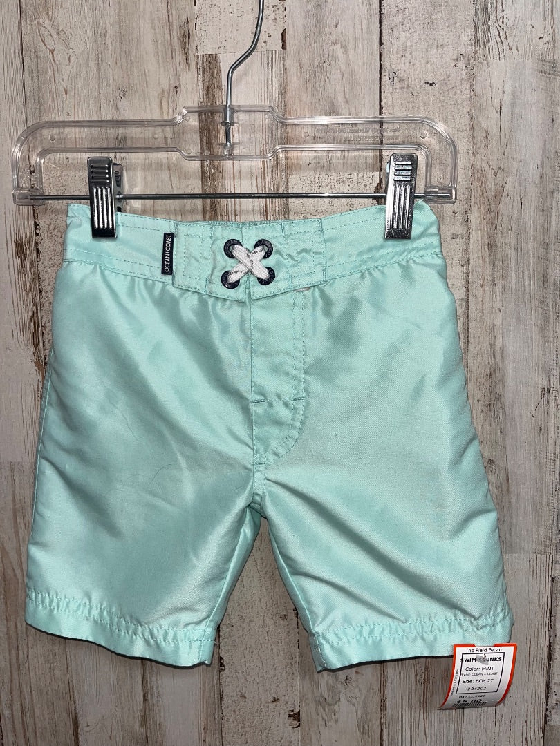 MINT OCEAN + COAST SWIM TRUNKS, BOY 2T
