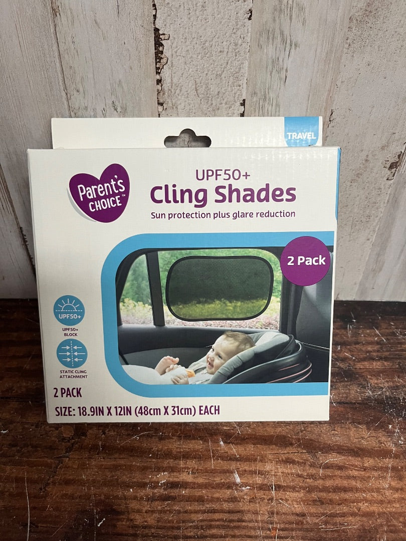 BLACK PARENTS CHOICE NEW 2PC CLING SHADES