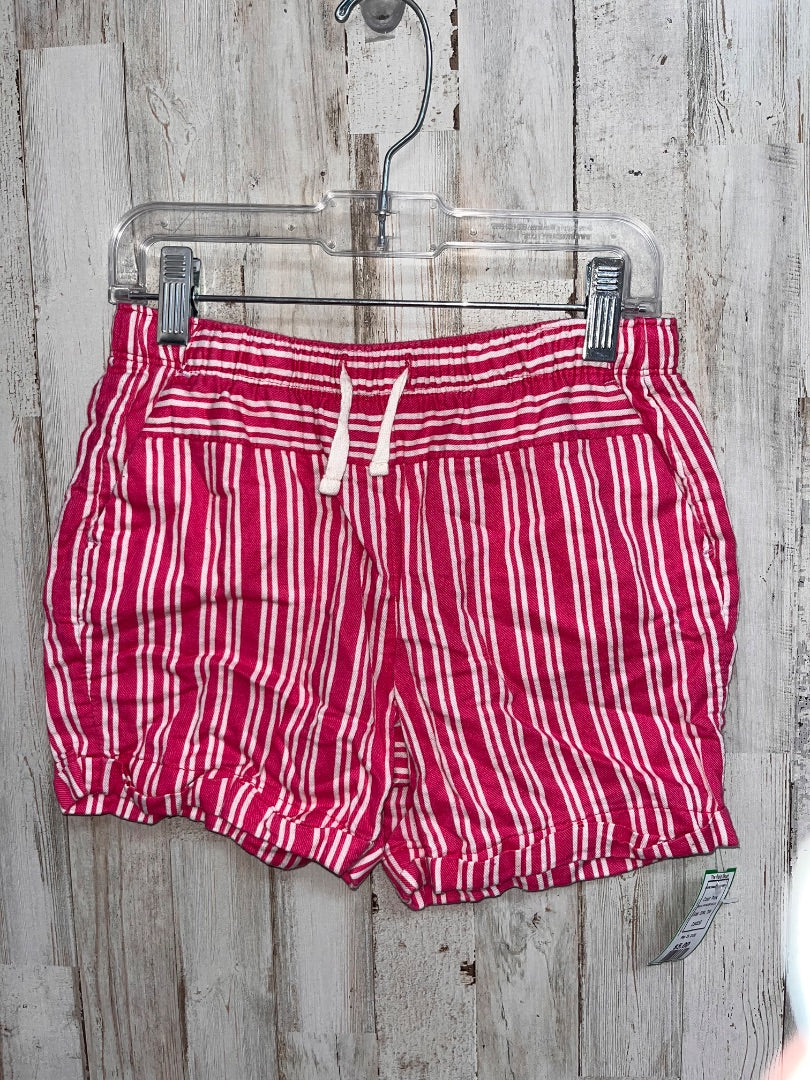 PINK WONDER NATION STRIPE DRAWSTRING SHORTS, GIRL 7/8