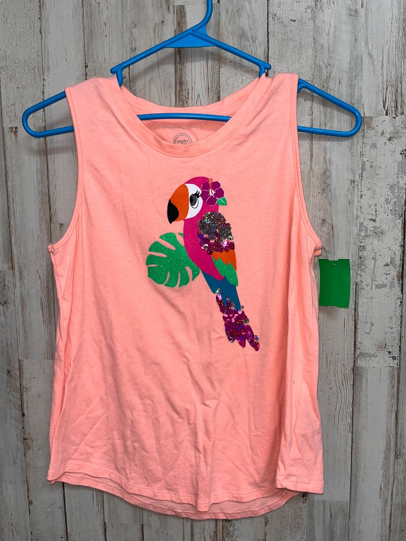 CORAL WONDER NATION SEQUIN BIRD TANK, GIRL 14/16