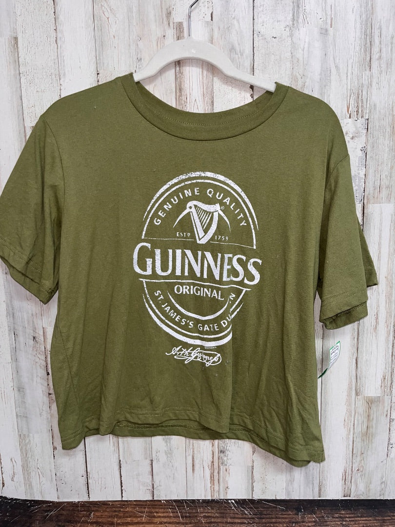 OLIVE GREEN GUINNESS GUINNESS TEE, LADIES L