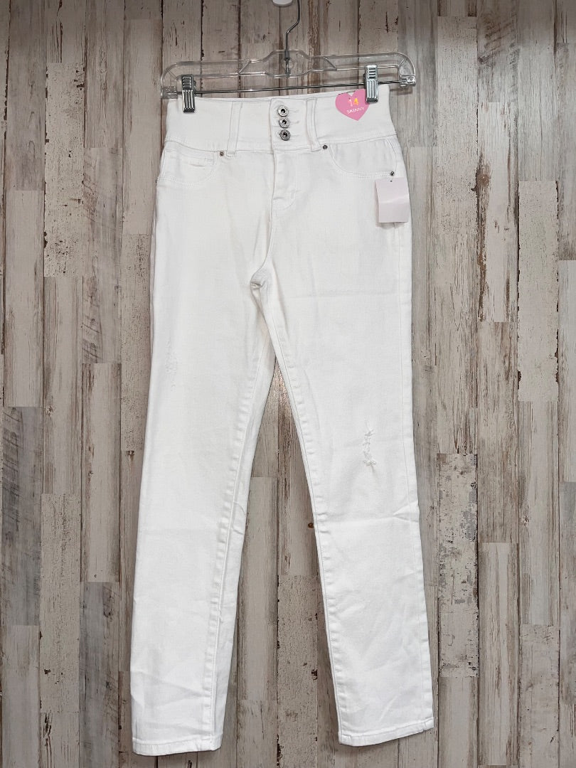 WHITE YMI NEW SKINNY JEANS, GIRL 14