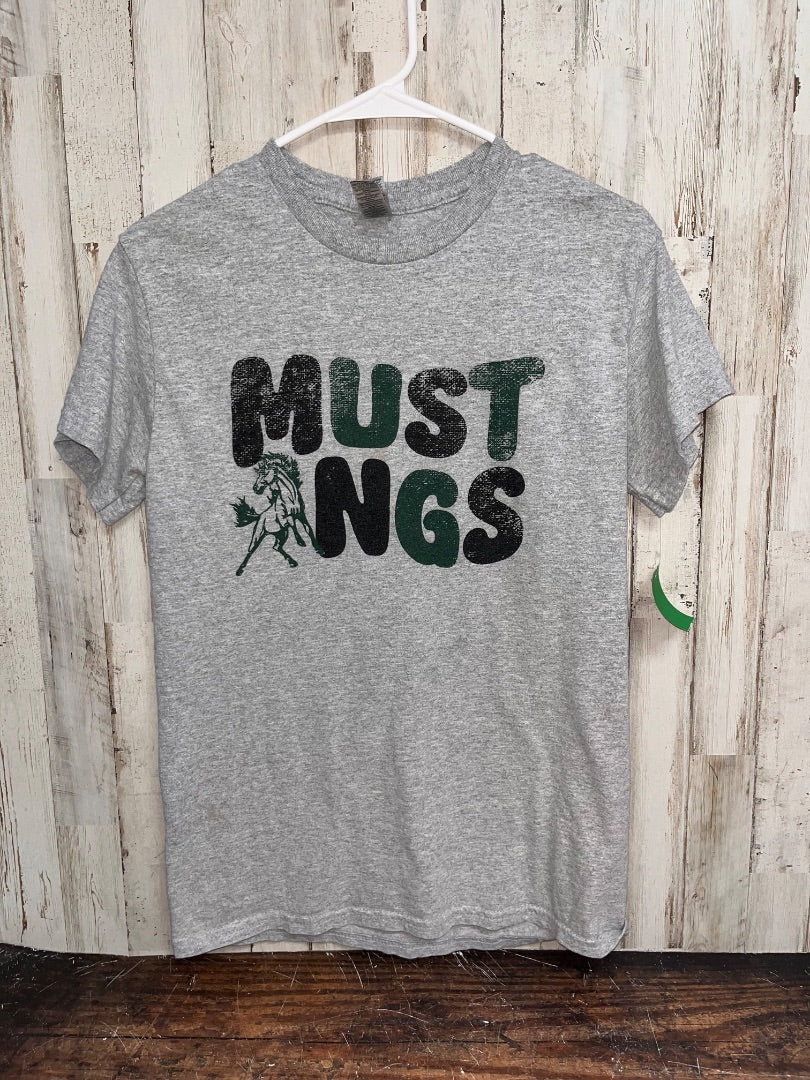 GREY GILDAN MUSTANGS TEE, LADIES S