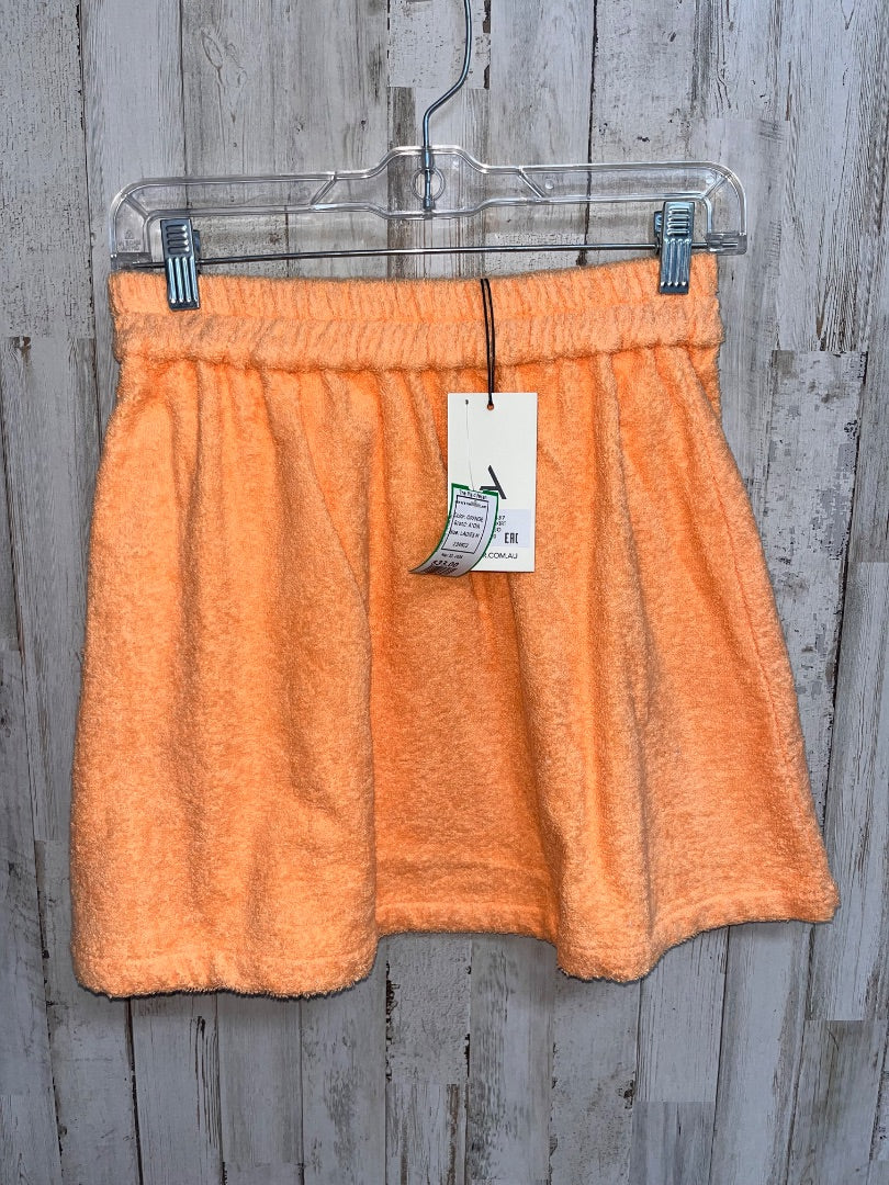 ORANGE ATOIR NEW SZ 6 TERRY CLOTH SKIRT, LADIES M