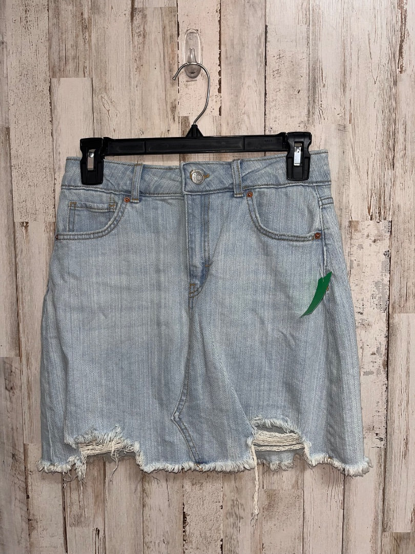 LIGHT DENIM WILD FABLE SZ 2 JEAN SKIRT, LADIES S