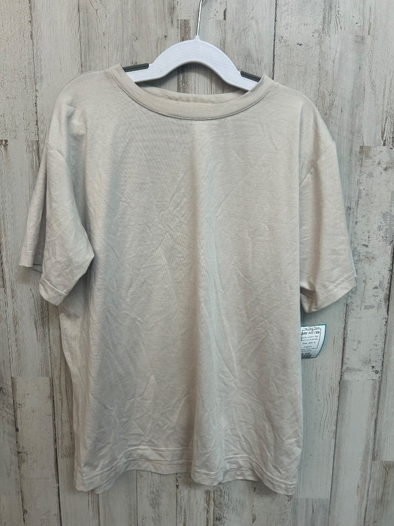LIGHT TAN ALL IN MOTION DRY FIT TEE, BOY 8