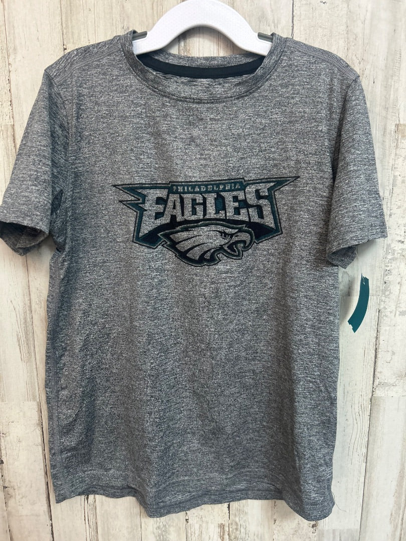 GREY ALL IN MOTION EAGLES DRY FIT TEE, BOY 8/10