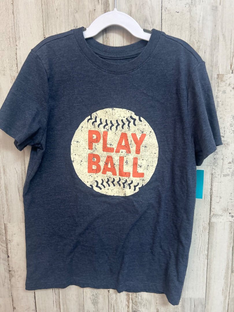 NAVY CAT & JACK PLAY BALL TEE, BOY 8/10