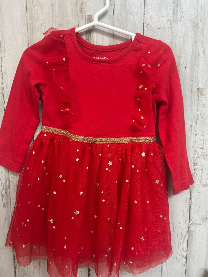 RED CAT & JACK STAR TULE DRESS, GIRLS 2T