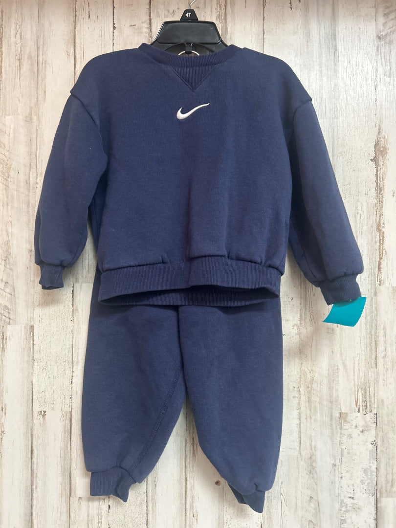 NAVY NIKE 2PC JOGGING SET, BOYS 3T