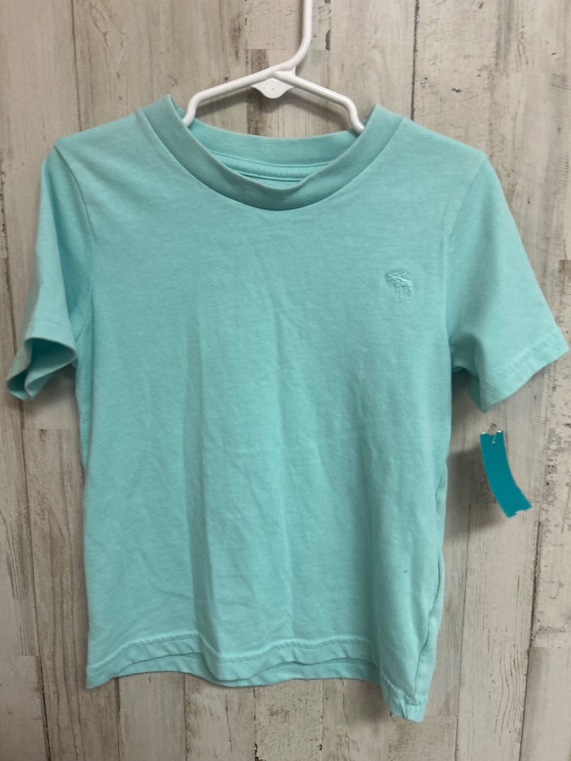 TEAL ABERCROMBIE LOGO COTTON TEE, BOYS 4T