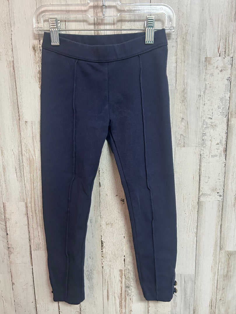 NAVY JANIE & JACK BUTTON ANKLE PANTS, GIRL 5
