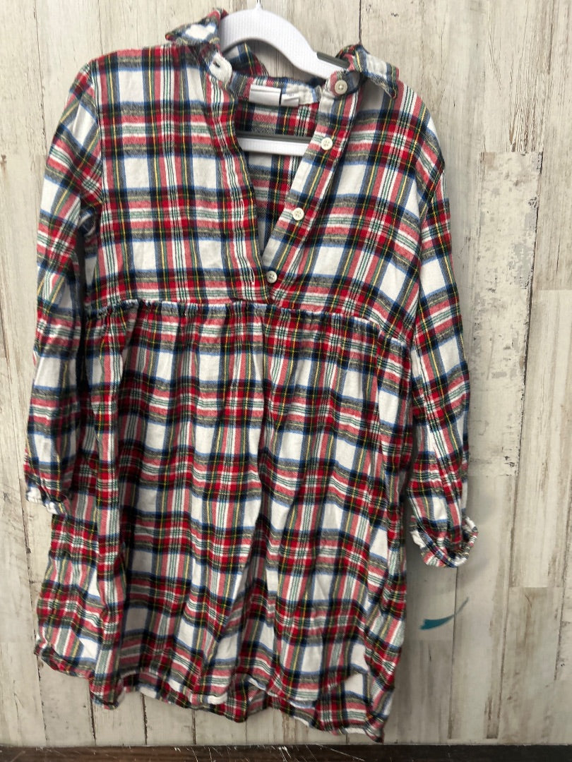 RED GAP PLAID DRESS, GIRL 6