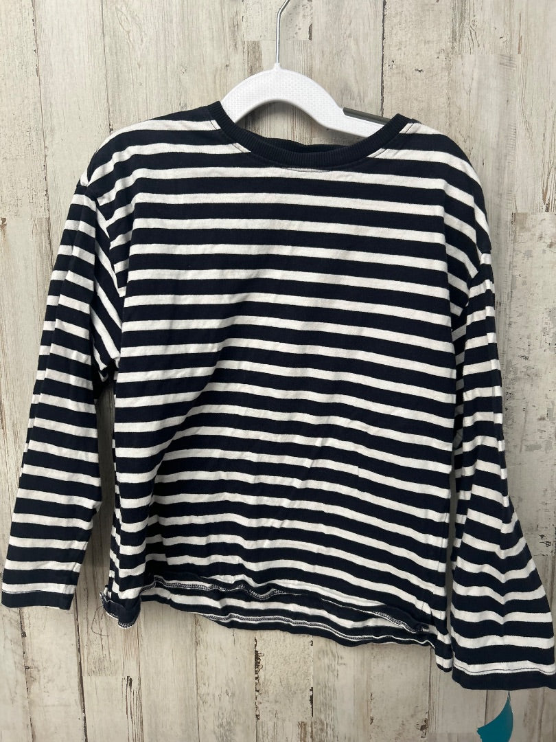 BLACK/WHITE ZARA STRIPED TOP, GIRL 8