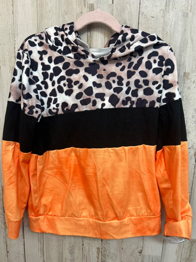 BLACK/GOLD BOUTIQUE CHEETAH STRIPE HOODIE, GIRL 8