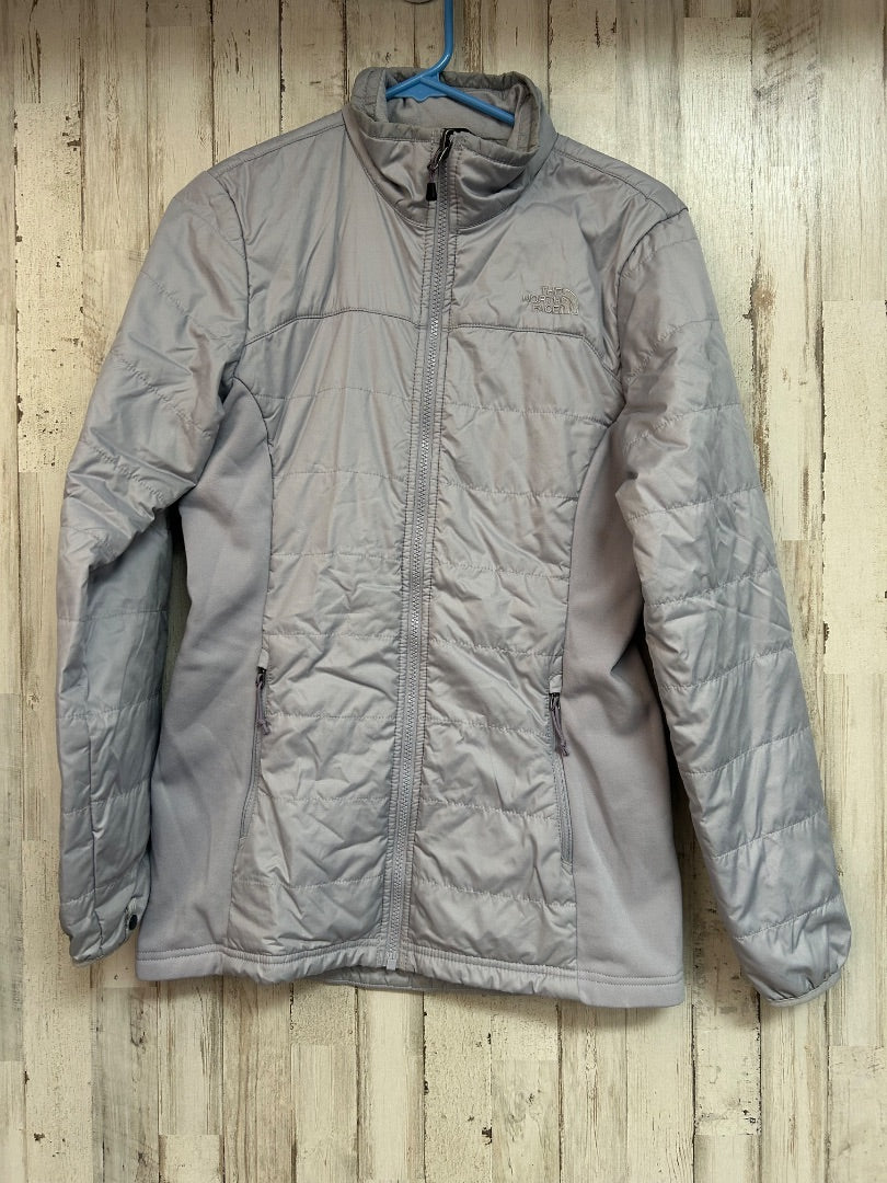 GREY THE NORTH FACE ZIP JACKET, LADIES S