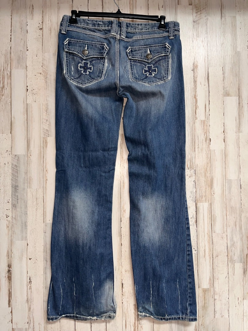 DENIM ROCK 47 BY WRANGLER ULTRA LOW RISE 9X34, LADIES L