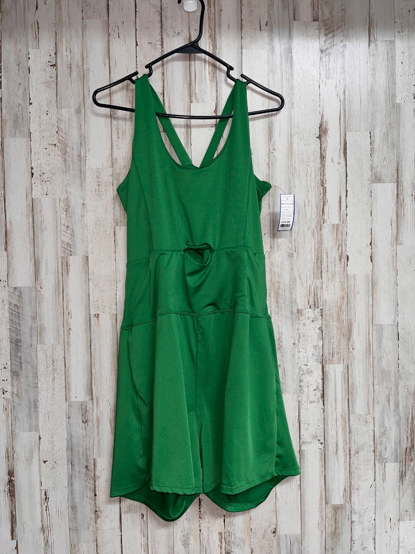 KELLY GREEN DRY FIT ROMPER, LADIES XL