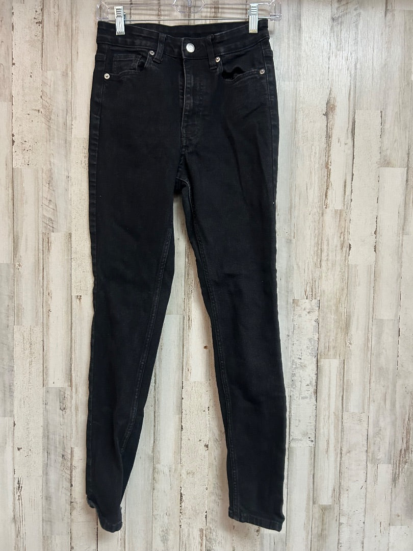 BLACK HENNES & MAURITZ SZ6 SKINNY JEANS