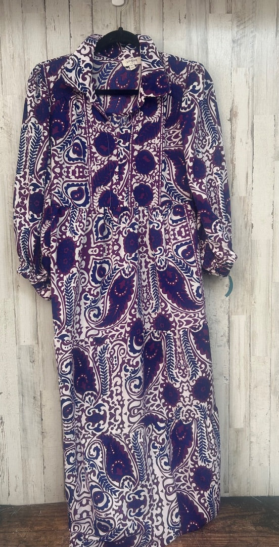 PURPLE UMGEE FLORAL TIER MAXI, LADIES S