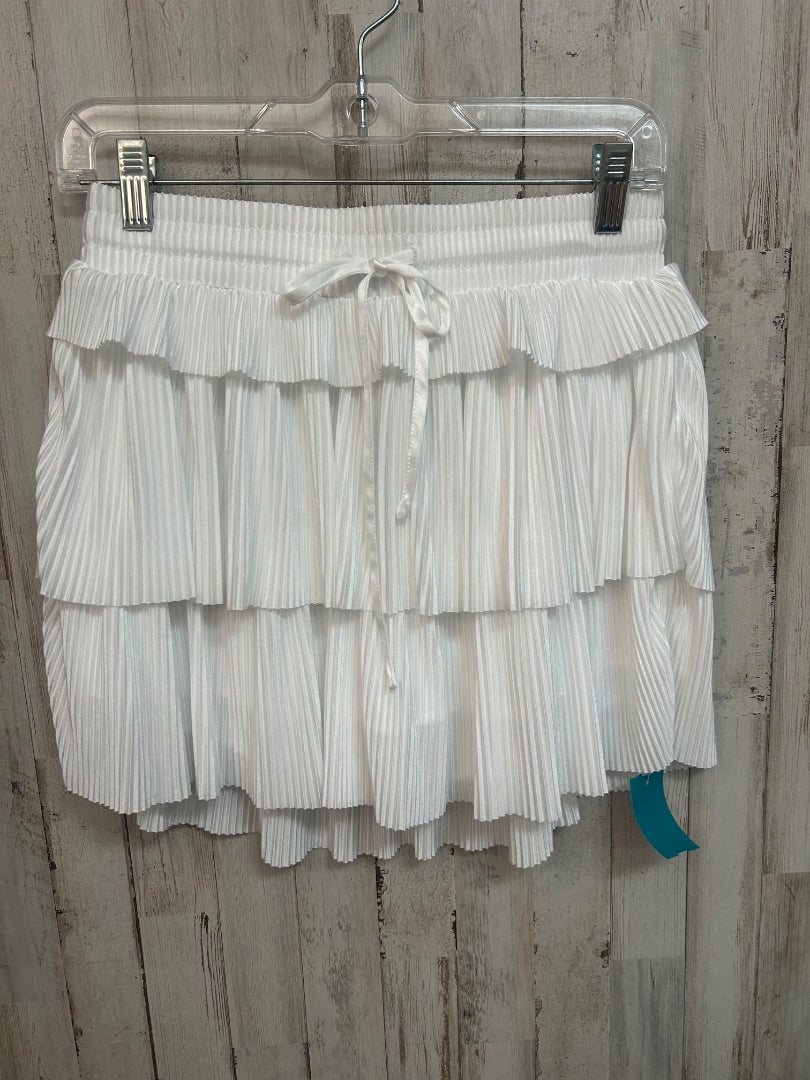 WHITE SIMPLY SOUTHERN TIER RIBBED SKORT, LADIES S