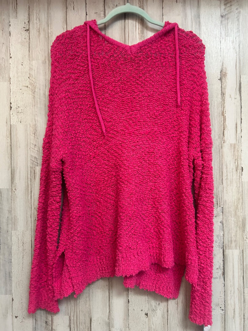PINK ADORA POPCORN HOODIE, LADIES M