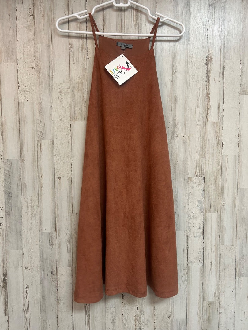 BROWN WISHLIST NEW SUEDE DRESS, LADIES L