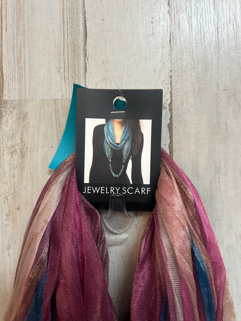 PURPLE NEW JEWELRY SCARF