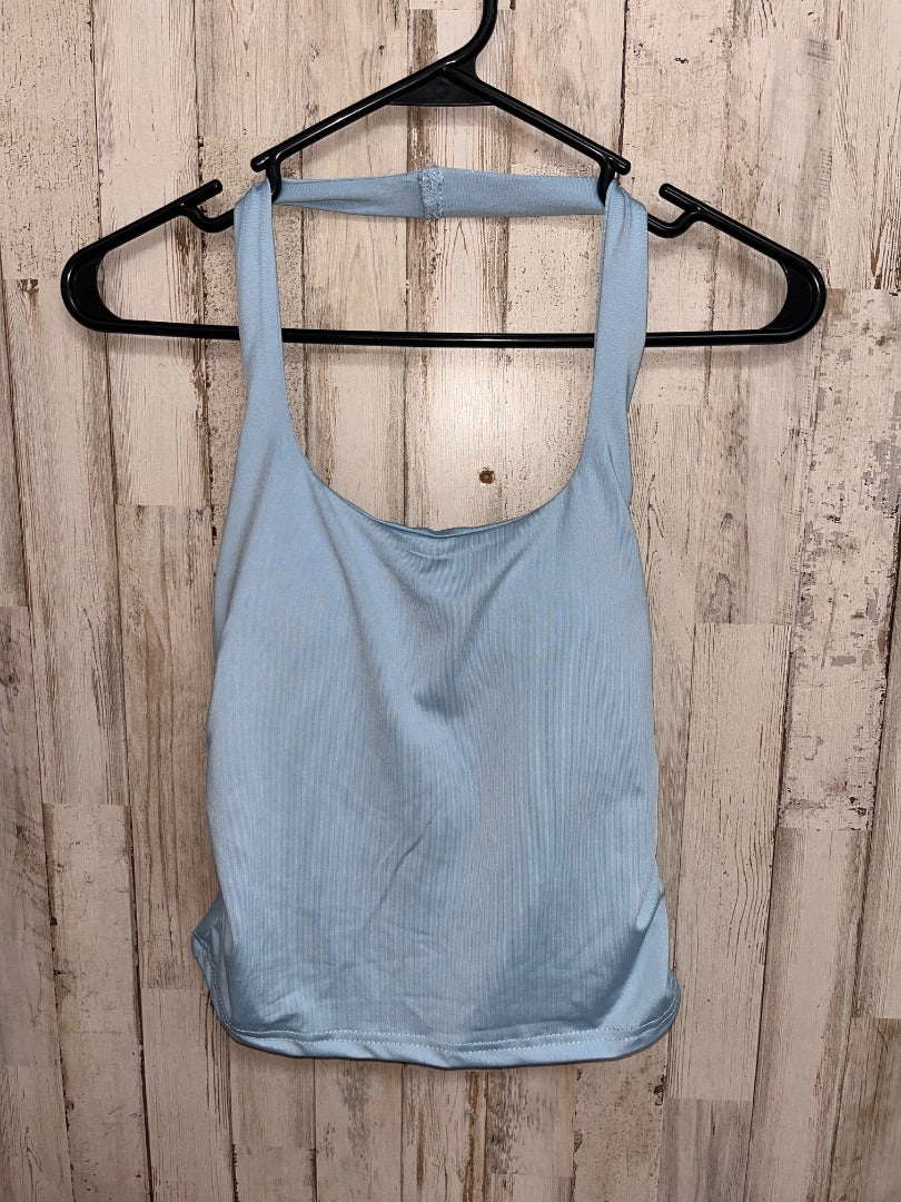 LIGHT BLUE SHEIN Halter tank, LADIES S