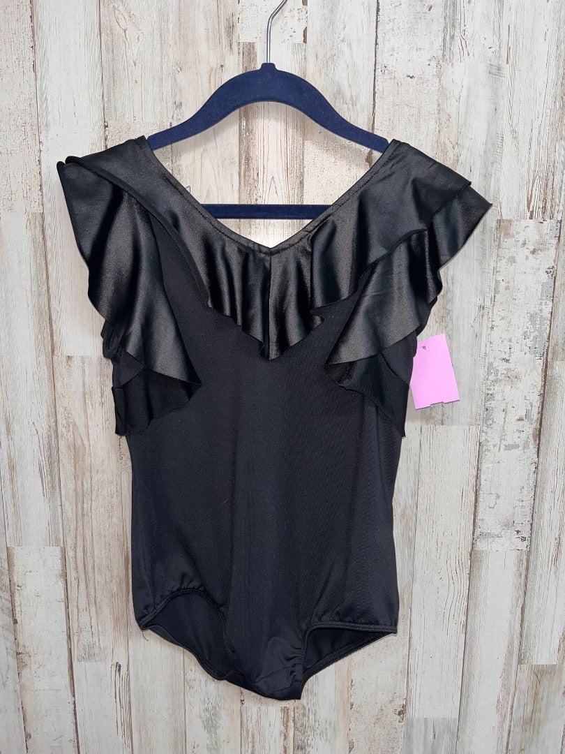 BLACK MIA LEATHER TRIM BODY SUIT, GIRL 8