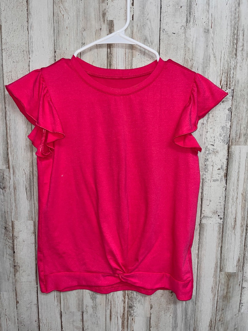 PINK SHIEN RUFFLE SLEEVE TEE, GIRL 14/16