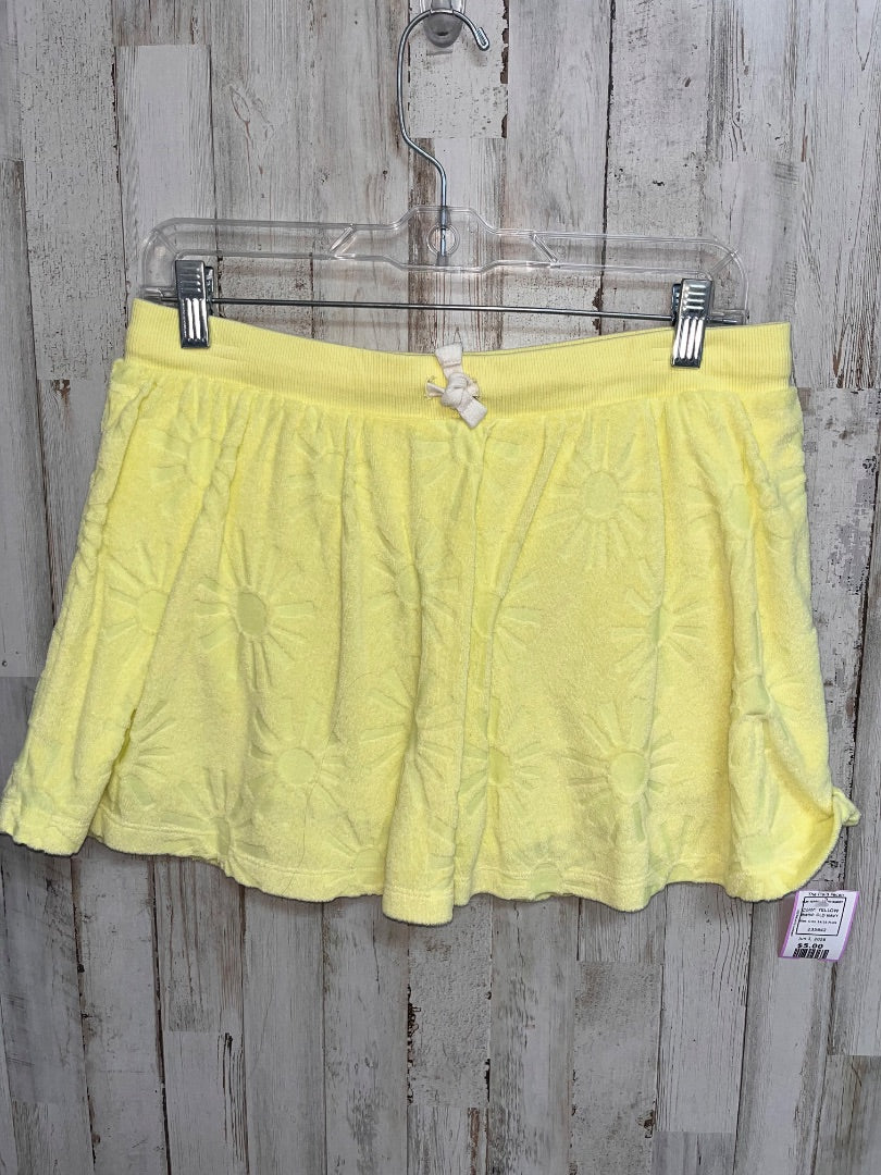 YELLOW OLD NAVY SUN TERRY CLOTH SKORT, GIRL 14/16 PLUS