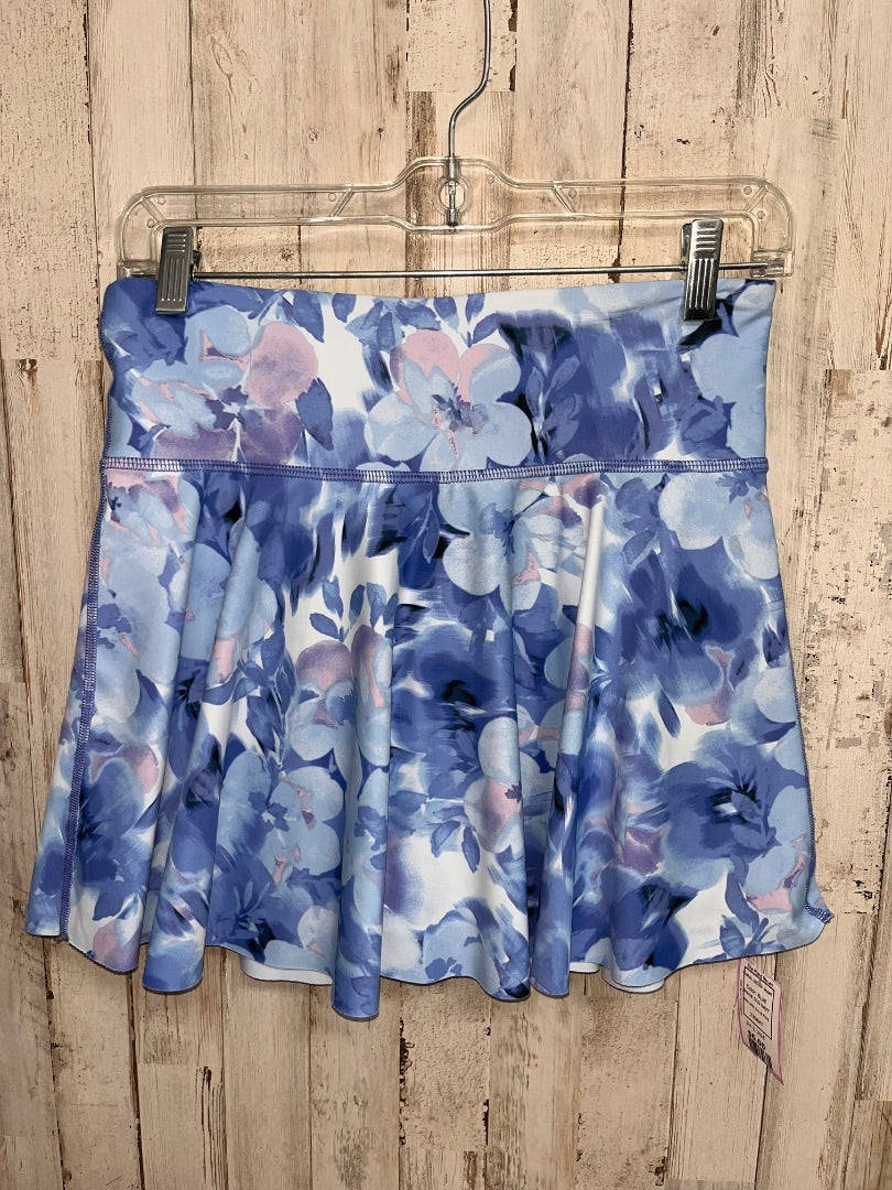 BLUE OLD NAVY FLORAL DRY FIT SKORT, GIRL 14/16 PLUS