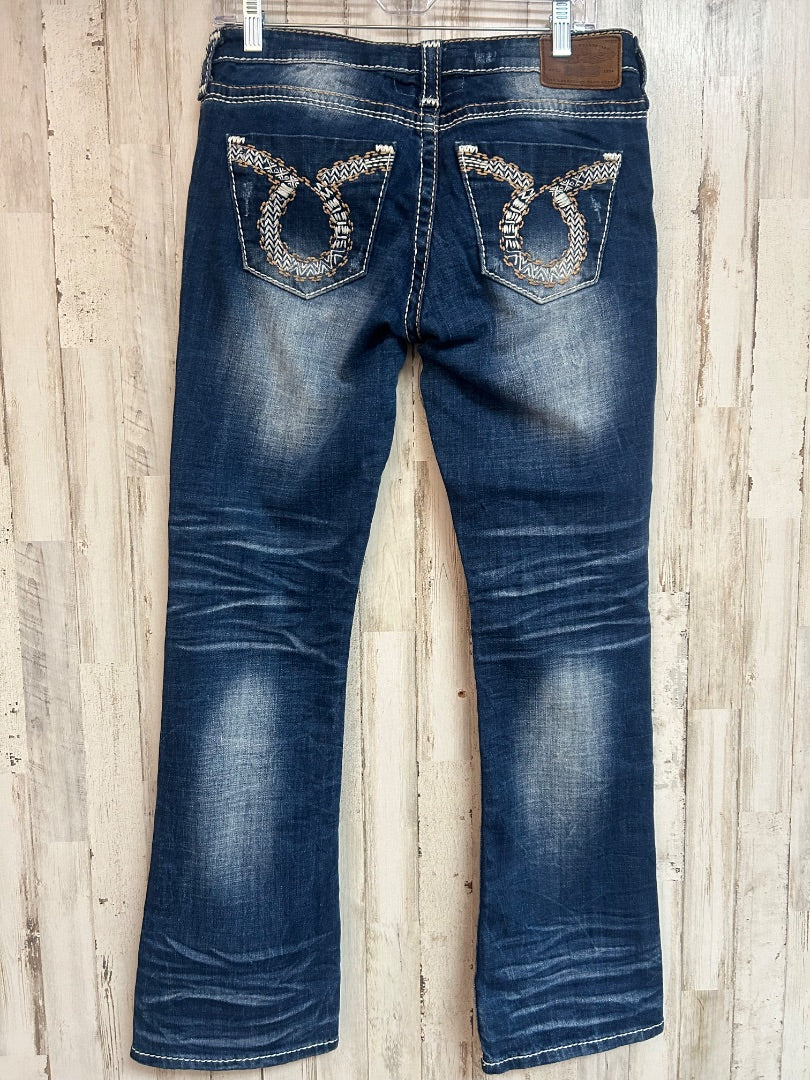 DENIM BIG STAR MADDIE BOOTCUT JEANS SZ 28, LADIES M