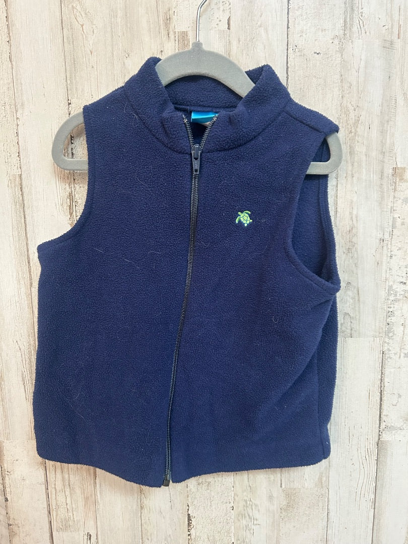 NAVY J BAILEY FLEECE VEST, BOYS 4/5
