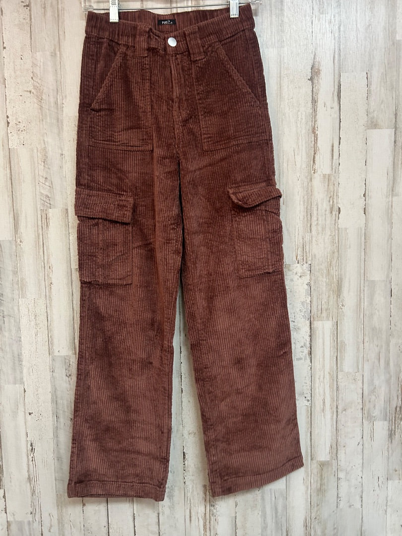 BROWN RUE 21 CORDUROY PANT, LADIES S