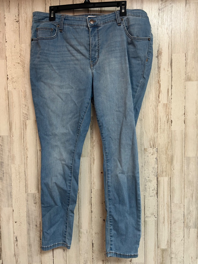 DENIM CROWN & IVY SZ16 SKINNY JEAN, LADIES 2X