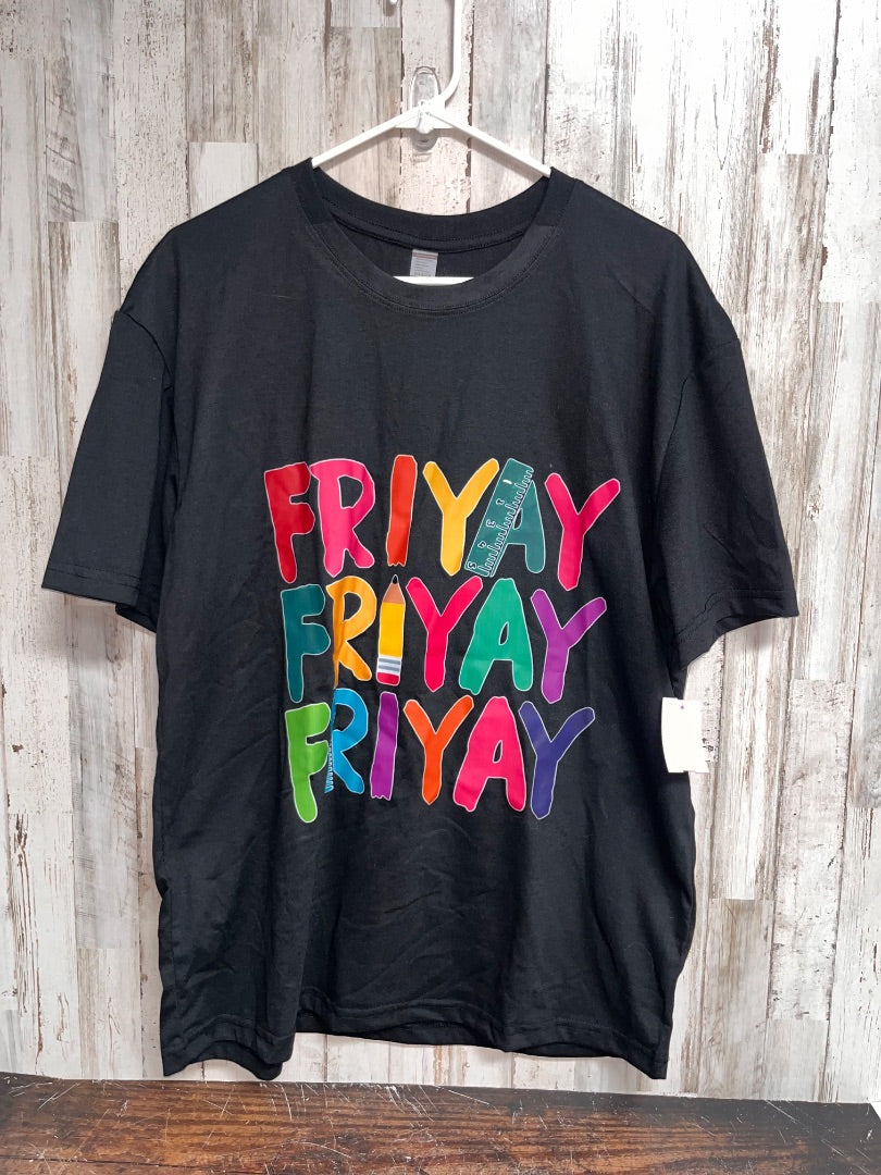 BLACK FRIYAY TEE, LADIES L