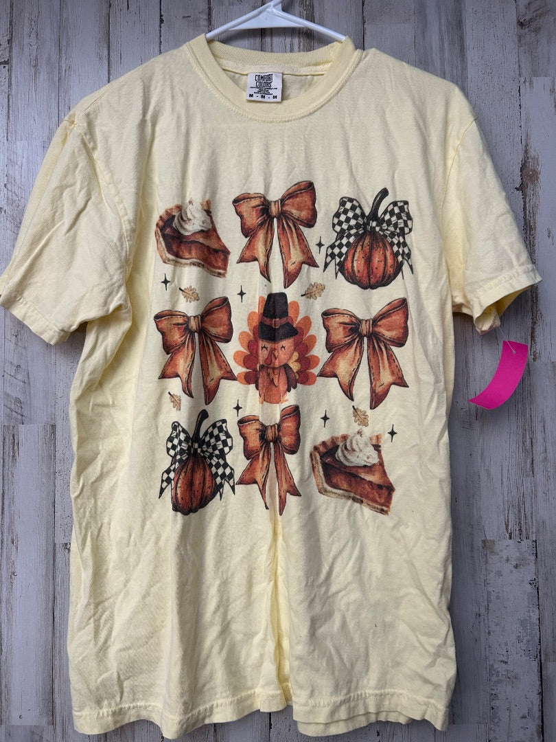 COMFORT COLORS THANKSGIVING ICON TEE, LADIES M