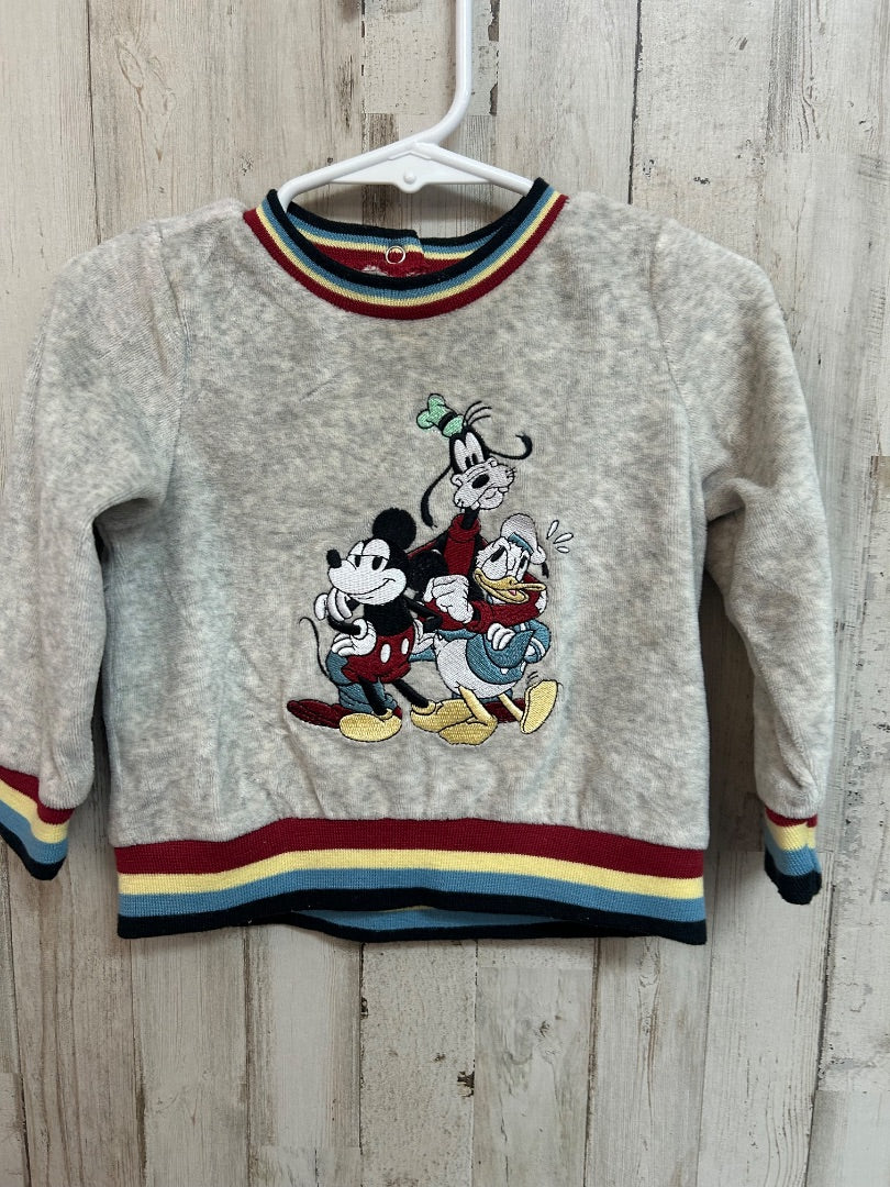 GREY DISNEY MINNIE SWEATSHIRT, BOYS 18M