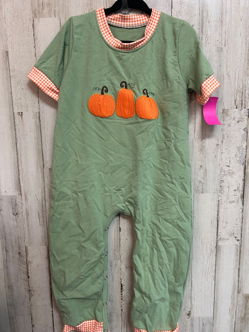 SAGE BOUTIQUE PUMPKIN ROMPER, BOYS 2T