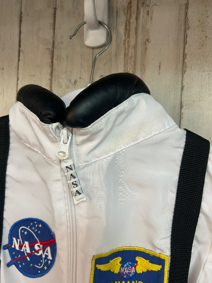 WHITE GET REAL GEAR ASTRONAUT COSTUME, BOYS 4/6