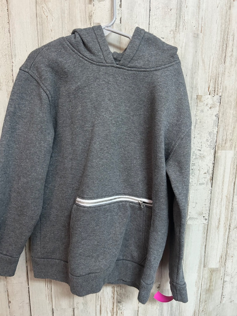 GREY WONDER NATION ZIPPER HOODIE, BOYS 8